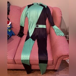 Shego Kim Possible Cosplay Jumpsuit with Leg Pouch